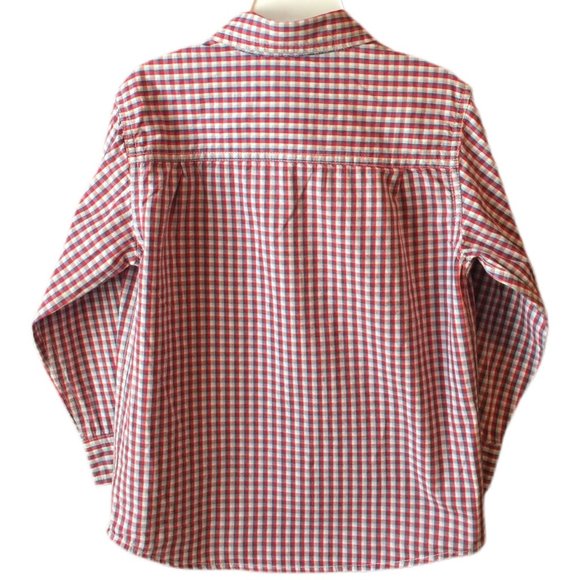 OshKosh B'Gosh Boys Patterned Long Sleeve Shirt  Size 4 - Picture 5 of 8